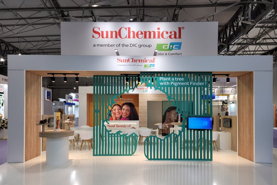 Sun Chemical stand at a trade fair